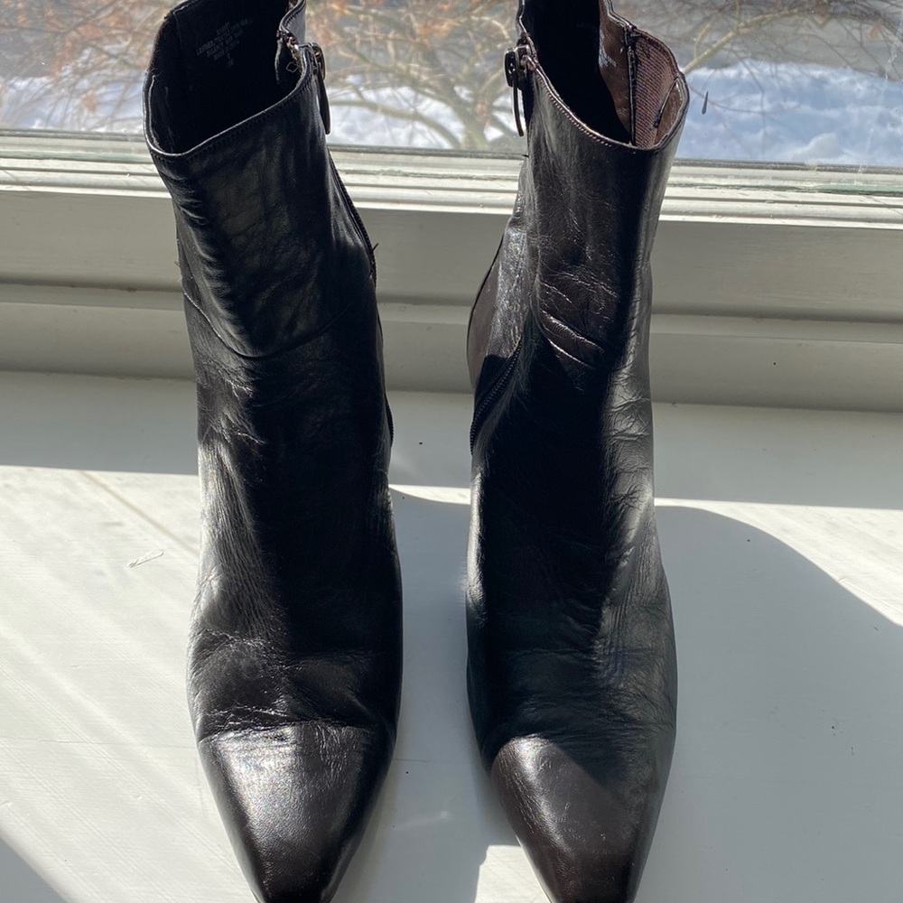 Enzo Angiolini Chocolate Brown Booties Gem